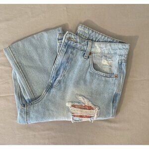 Women's NoBo No Boundaries Distressed Light‎ Denim Jeans Size 11